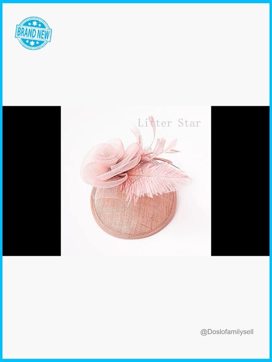 Fascinator Headband Derby Tea Party Hat Lightweight 2-in-1 Clip Cocktail main image 7